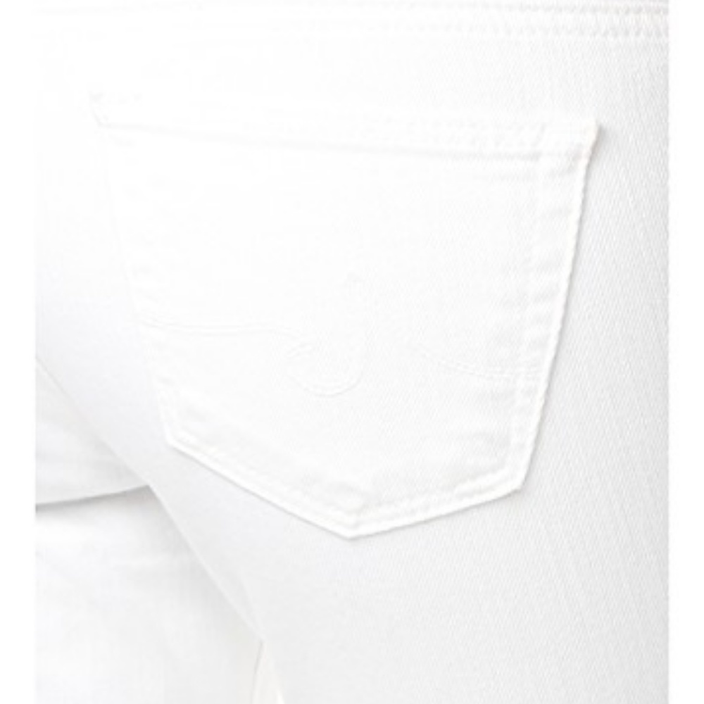 AG White Cigarette Roll-up Jeans - Picture 3 of 3